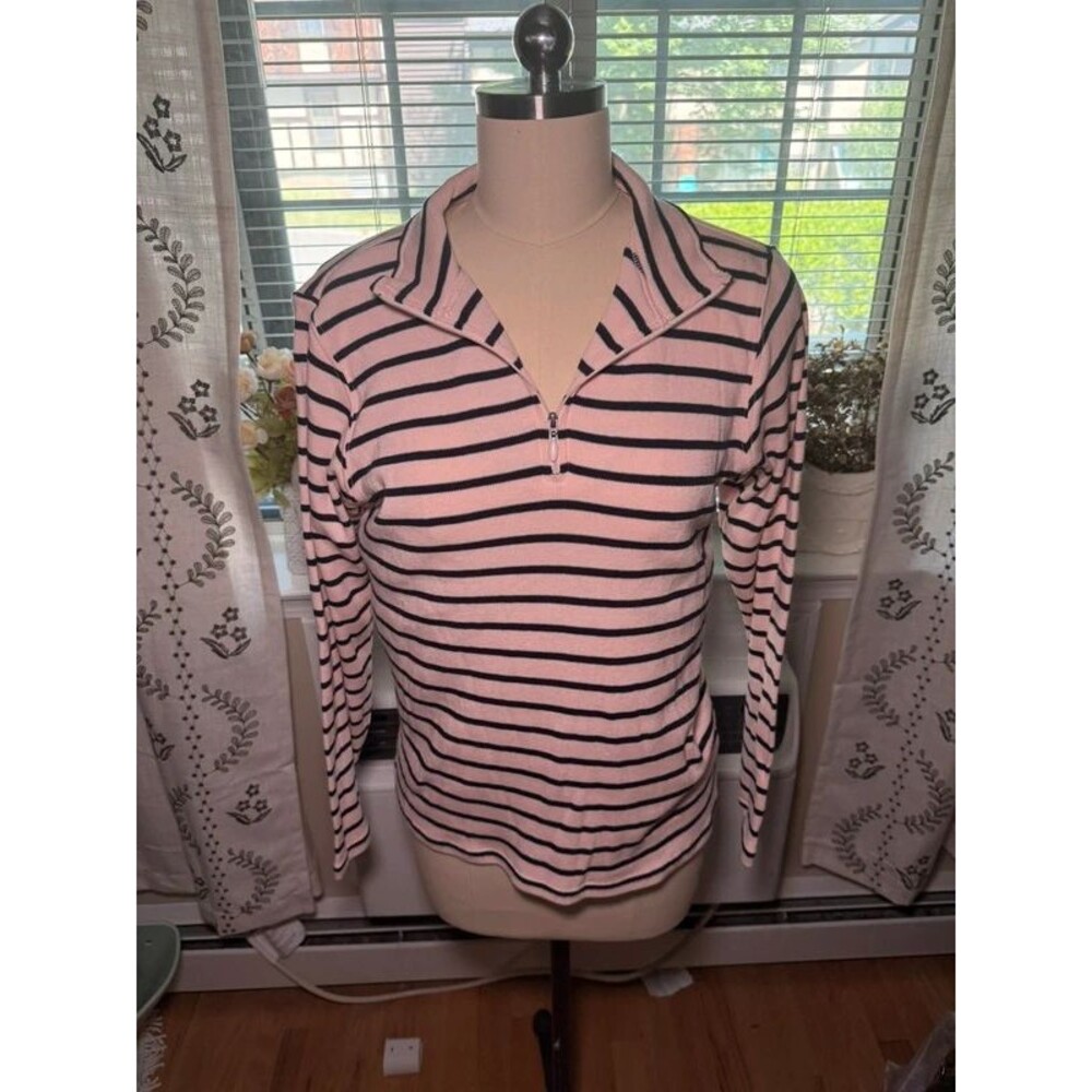 LLBean coastal, preppy, nautical pull over